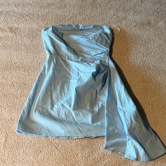 Hello Molly Soul Searching Strapless Light Blue Dress 4 new - Picture 3 of 10